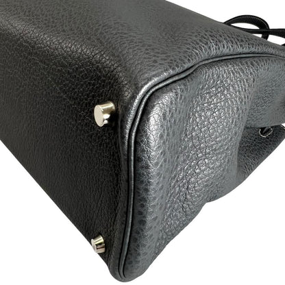 Hermes Handbag Cabana Tote Taurillon Gray Silver — view 5