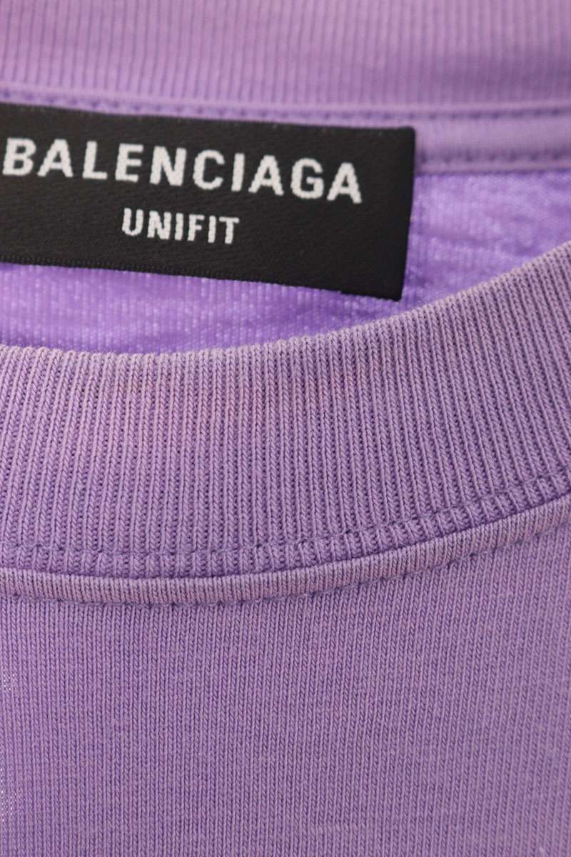 Balenciaga Destroyed Logo Print T-Shirt Xxs — view 2