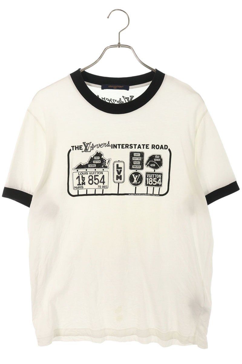 Louis Vuitton Fg1 Embellished Crew Neck T-Shirt — view 3
