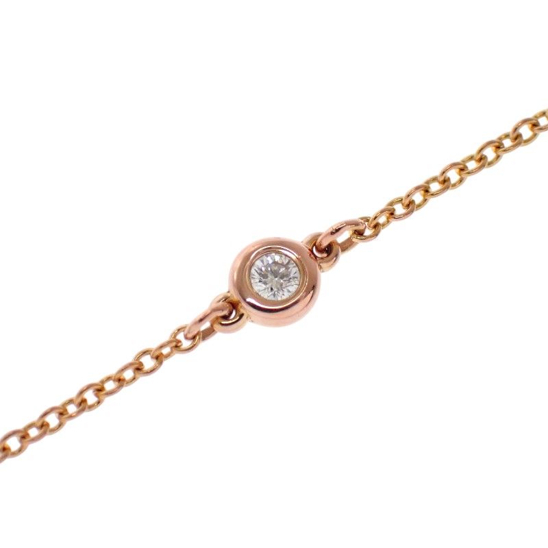 Tiffany & Co by the Yard Bracelet 18k Pink Gold Diamond — view 3