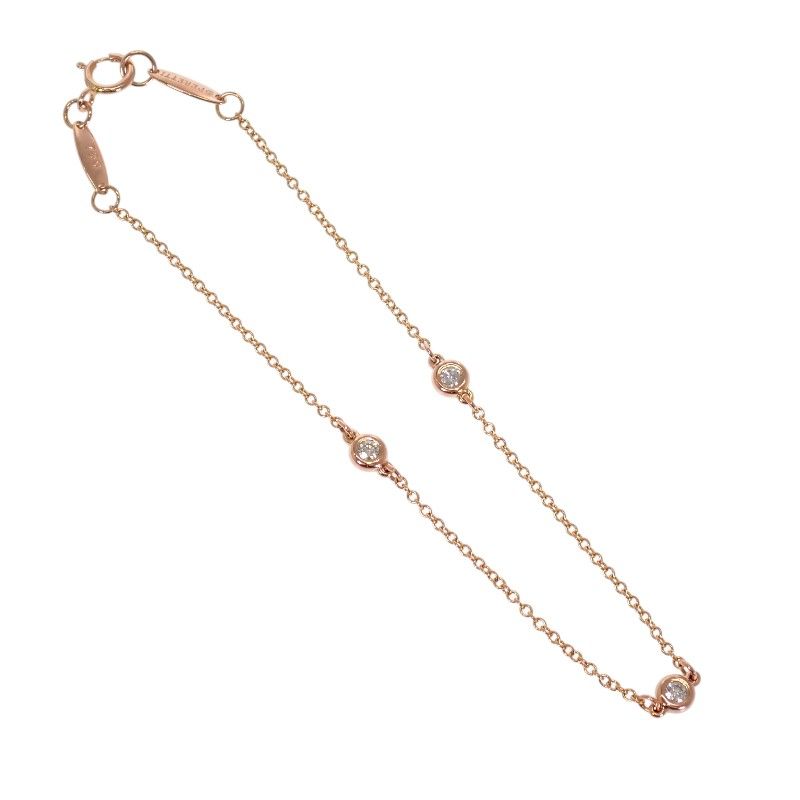 Tiffany & Co by the Yard Bracelet 18k Pink Gold Diamond — view 5