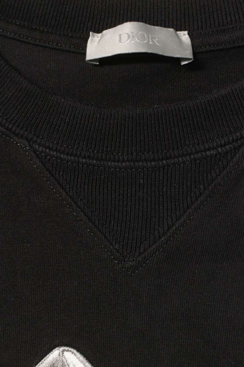 Dior Homme and Judy Blame Logo Embroidery T-Shirt — view 3