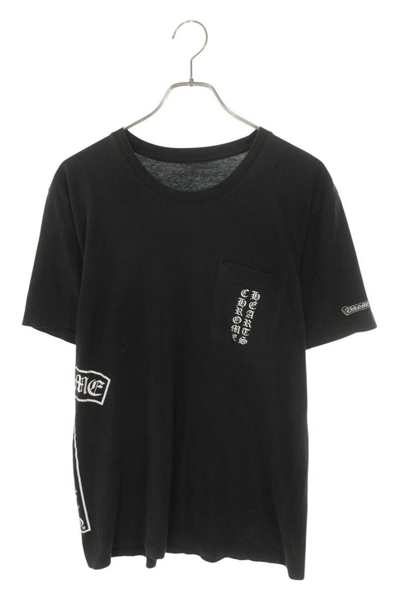 Chrome Hearts CH T-shrt 1 Side Logo Print T-Shirt