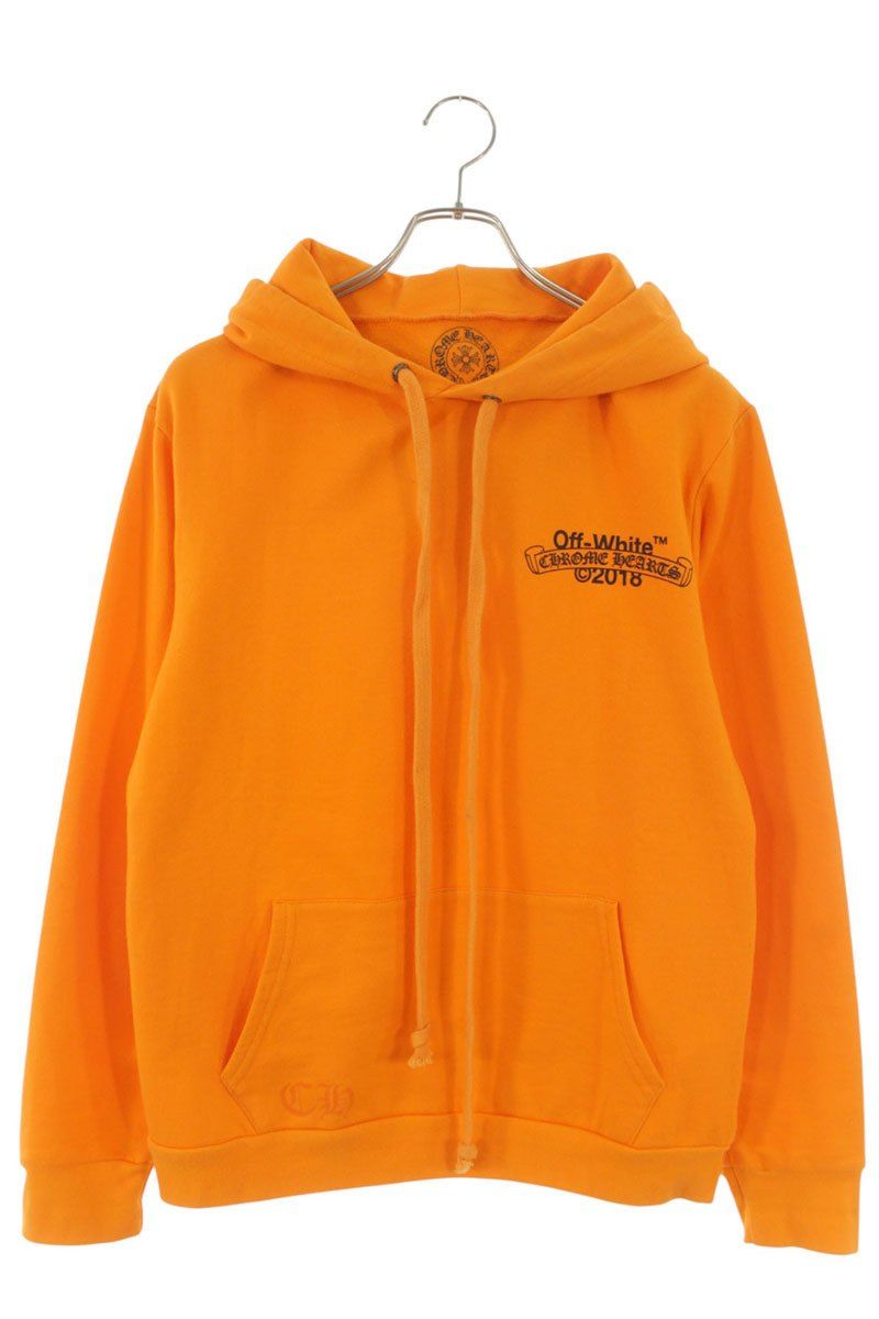 Chrome Hearts Off White HD Plvr Off Logo Back Print Pullover Hoodie