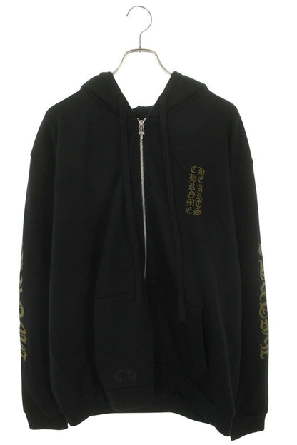Chrome Hearts Sweatshirt HD Zip Sleeve Logo Print Zip Up Hoodie XL