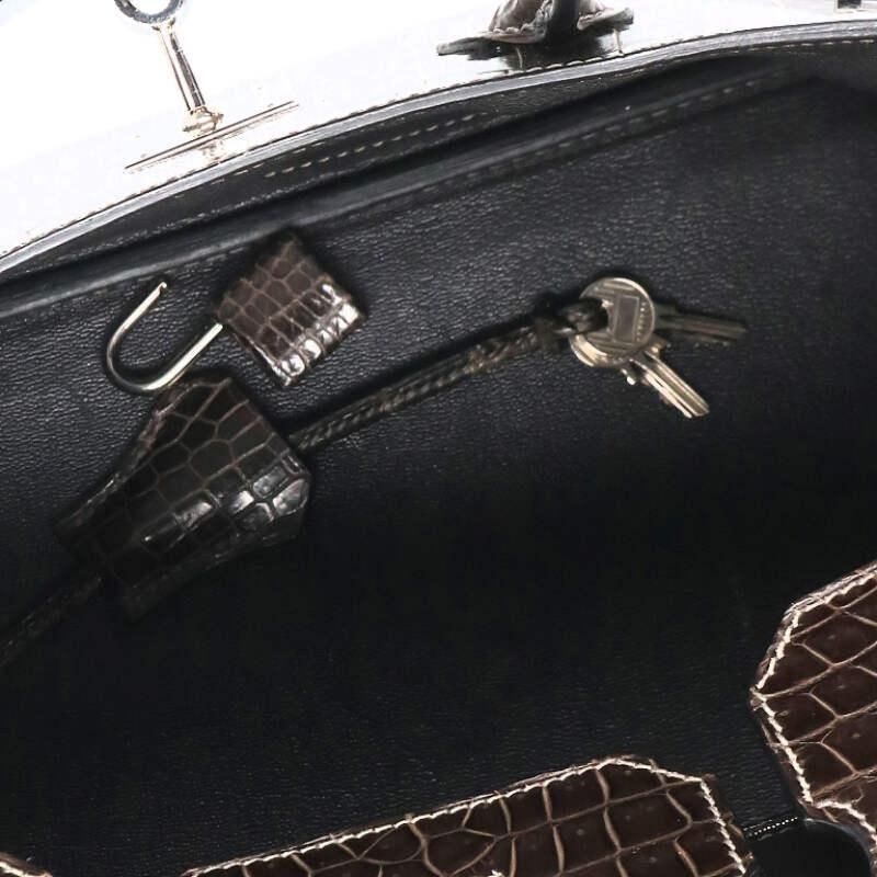 Hermes Birkin 35 Porosas Graphite Gray Leather Handbag 35 — view 2