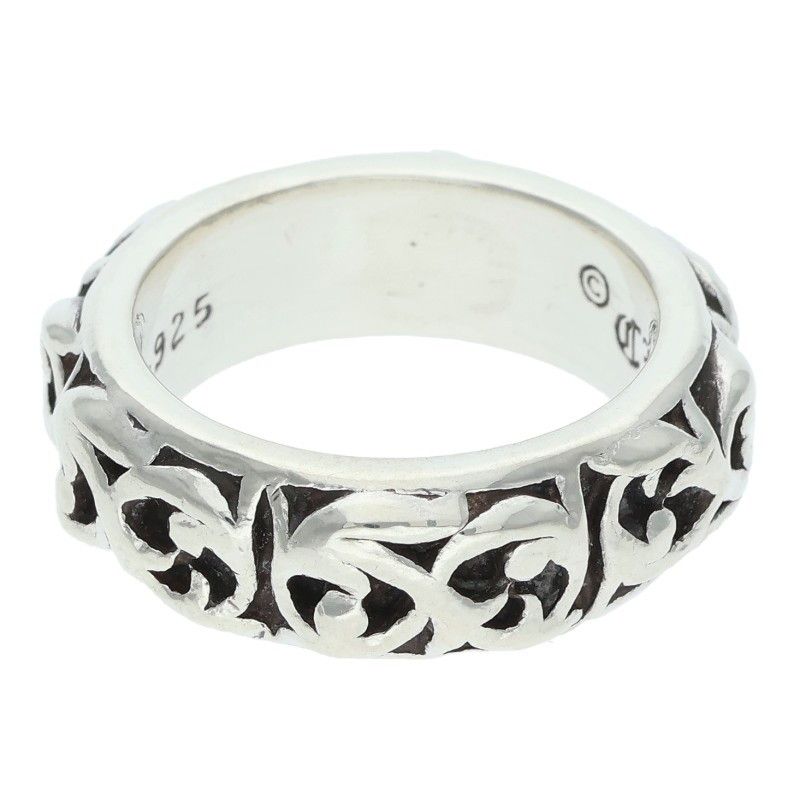 Chrome Hearts Etrnity Vine Band Eternity Silver Ring