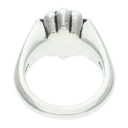 Chrome Hearts Cutout CH Pls Sml Small Plus Silver Ring