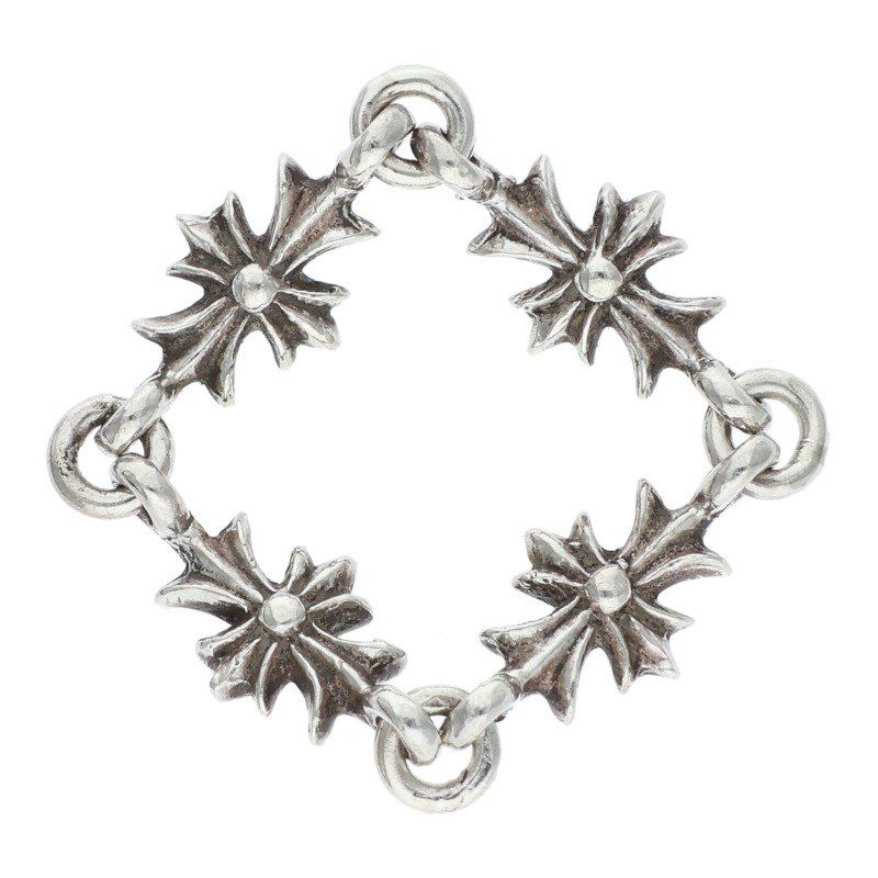 Chrome Hearts Ring Tny CH Pls Tiny Ech Plus Silver