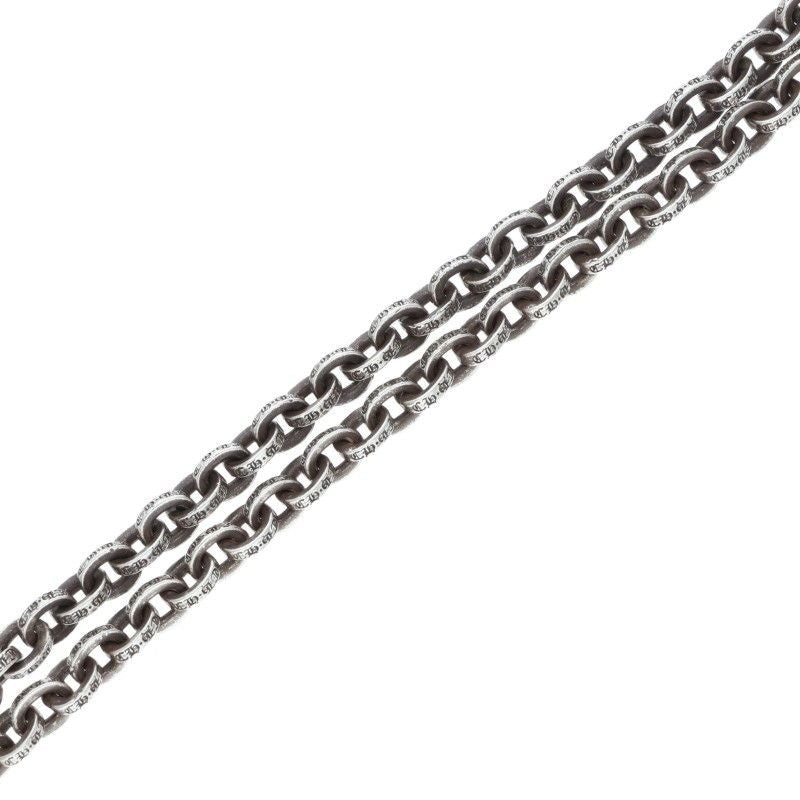 Chrome Hearts Paper Chain 24 Silver Necklace — view 4