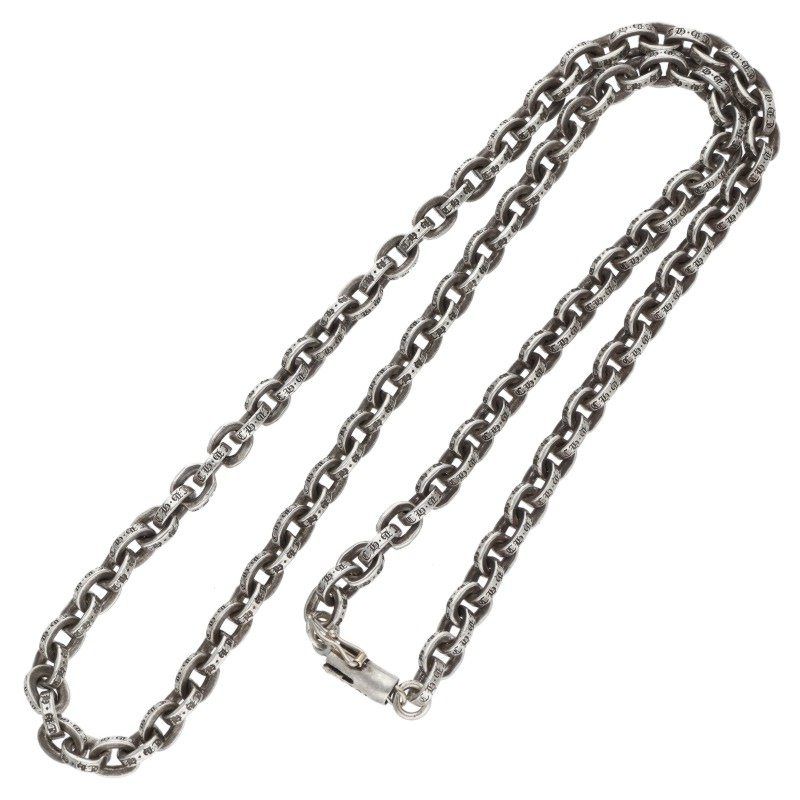 Chrome Hearts Paper Chain 18 Silver Necklace