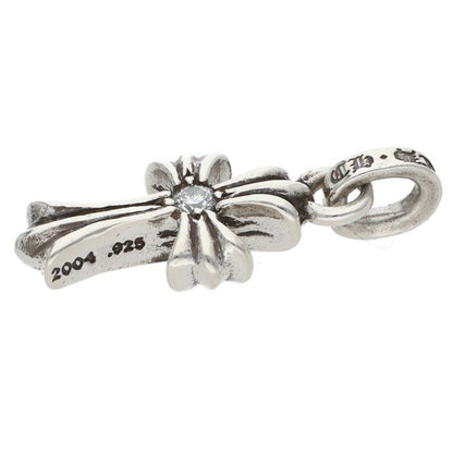 Chrome Hearts Crs Baby Fat Dmnd Fat 1 Diamond on Both Sides Charm Silver — view 3