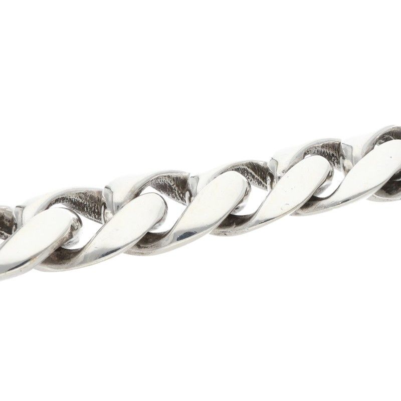 Chrome Hearts ID Floral Crs Cross ID Classic Silver Bracelet — view 4