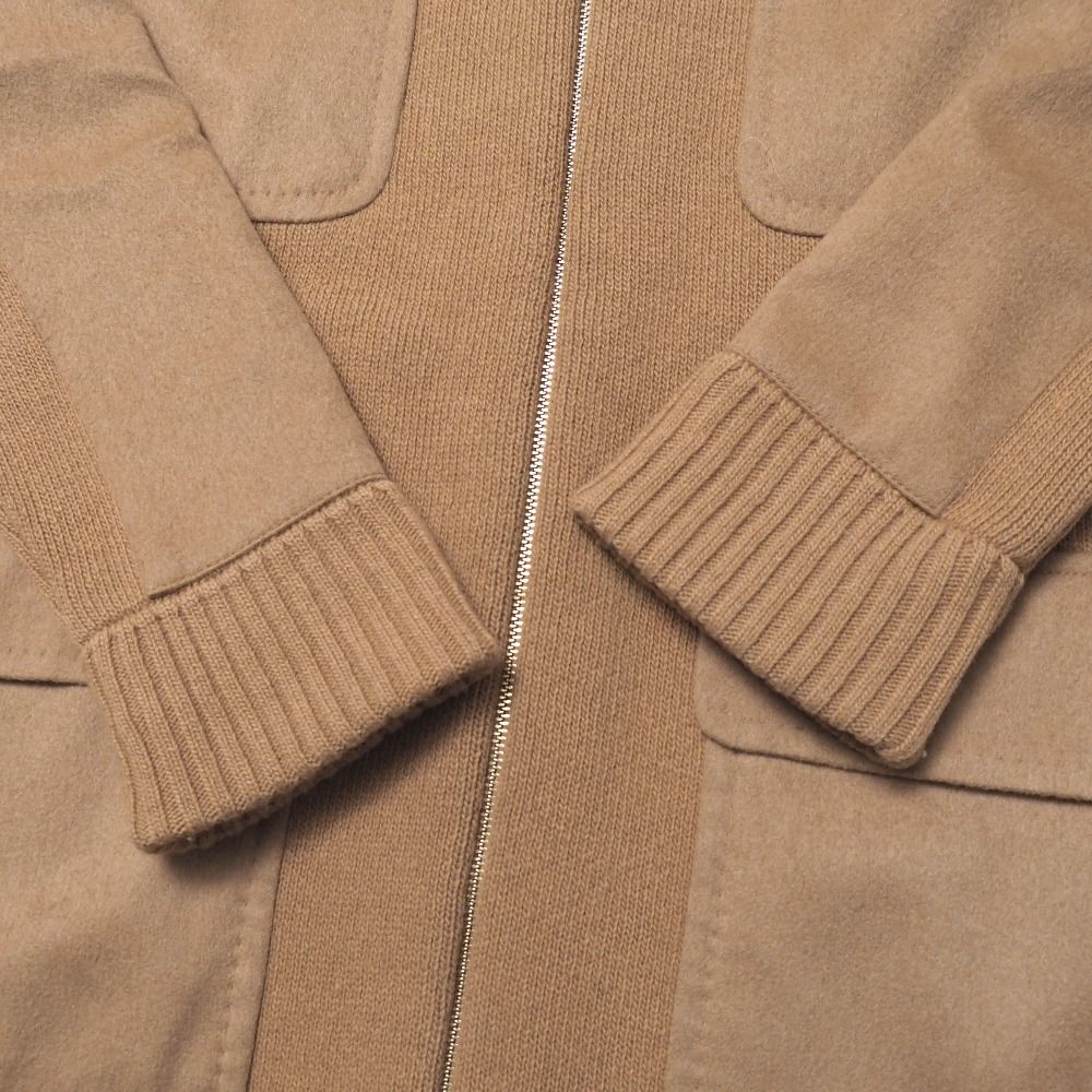 Max Mara Sfilata Knit S Hood Coat Zip Up Cardigan White Tag — view 4