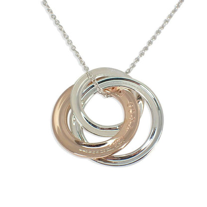 Tiffany & Co 925 Metal Interlocking Necklace