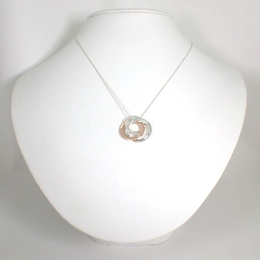Tiffany & Co 925 Metal Interlocking Necklace — view 2