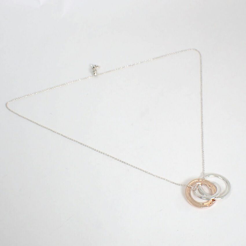 Tiffany & Co 925 Metal Interlocking Necklace — view 3