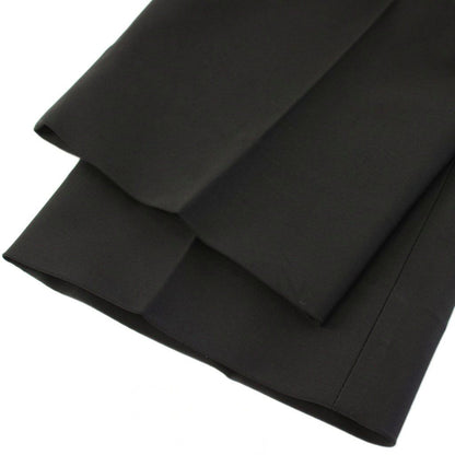 Prada Tapered Pants Trousers Stretch One Color 42 Black BB — view 4