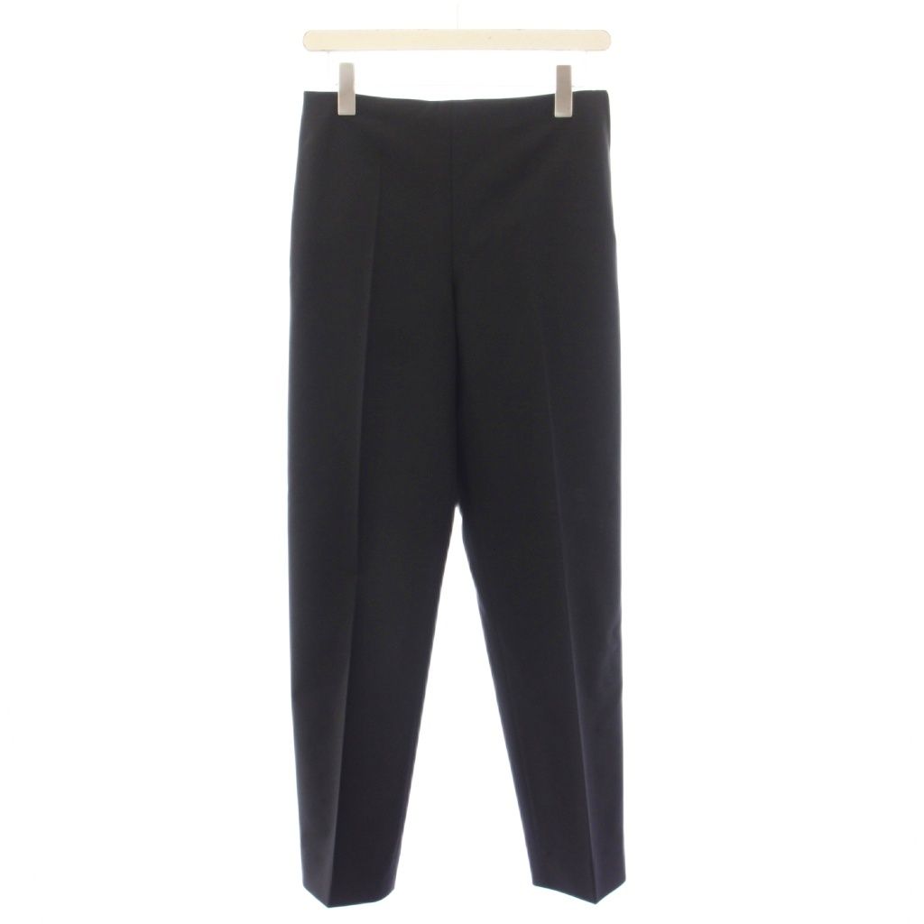 Prada Tapered Pants Trousers Stretch One Color 42 Black BB