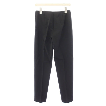 Prada Tapered Pants Trousers Stretch One Color 42 Black BB — view 2