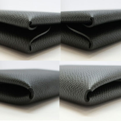 Hermes Heaven Calvi Duo Card Case Noir Black Silver Epsom — view 5