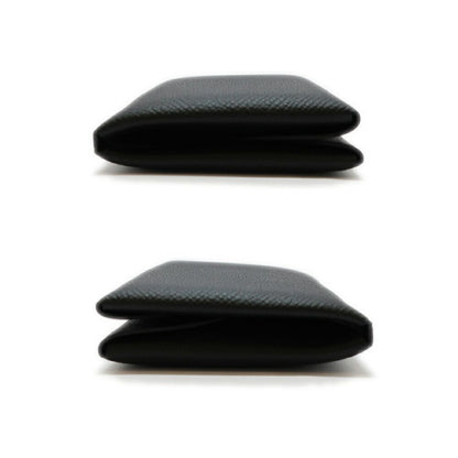 Hermes Heaven Calvi Duo Card Case Noir Black Silver Epsom — view 4