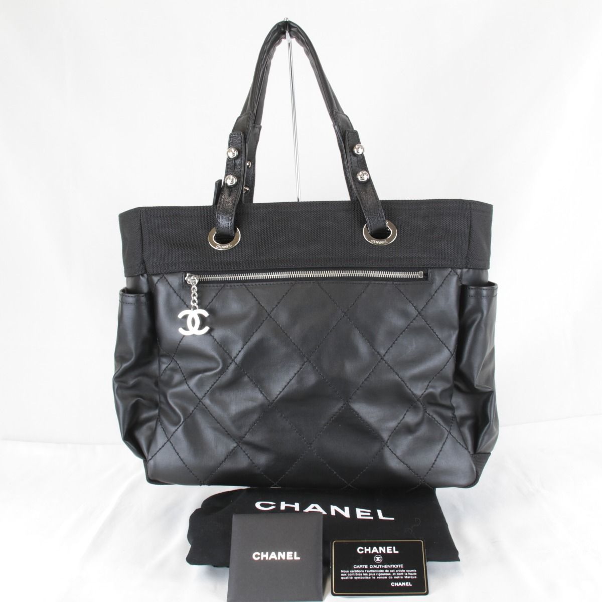 Chanel Tote Canvas Black