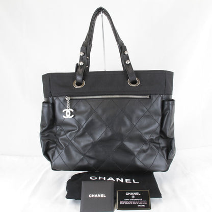 Chanel Tote Canvas Black