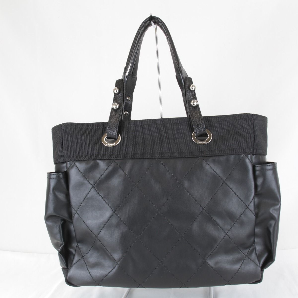 Chanel Tote Canvas Black — view 2