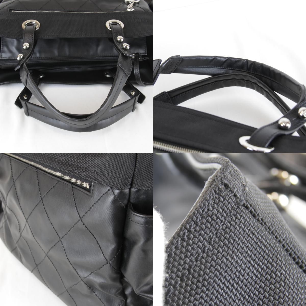 Chanel Tote Canvas Black — view 8
