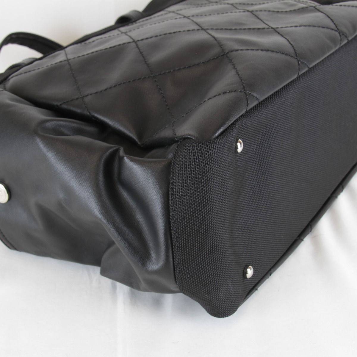Chanel Tote Canvas Black — view 6