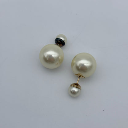 Dior Tribales Tribal Earrings Gold Costume Pearl — view 5