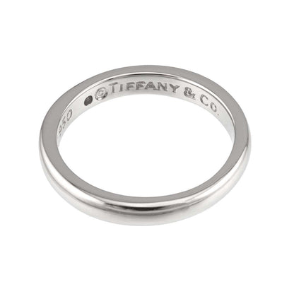 Tiffany & Co Stacking Band Ring Diamond Pt Platinum — view 4