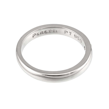 Tiffany & Co Stacking Band Ring Diamond Pt Platinum — view 3
