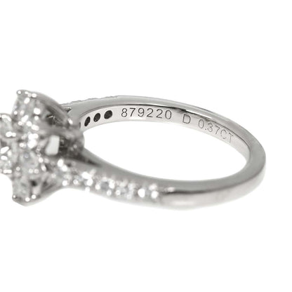 Harry Winston Sunflower Mini Ring Diamond Pt Platinum Certificate — view 4