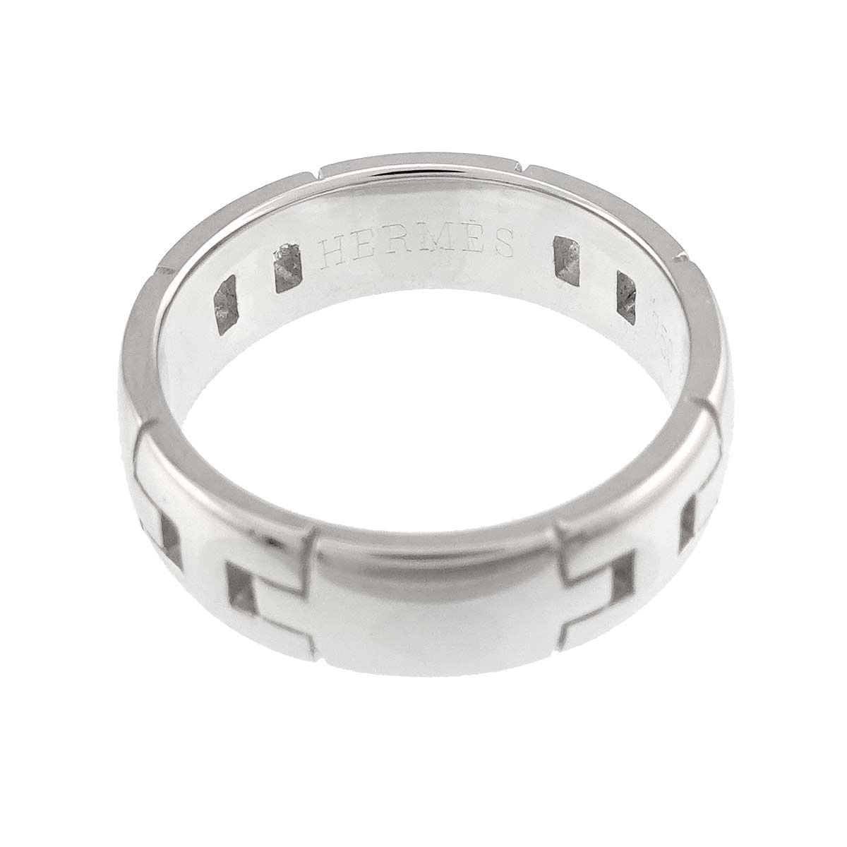 Hermes Ever Herakles 48 Ring 18k WG White Gold 750 Hercules — view 3