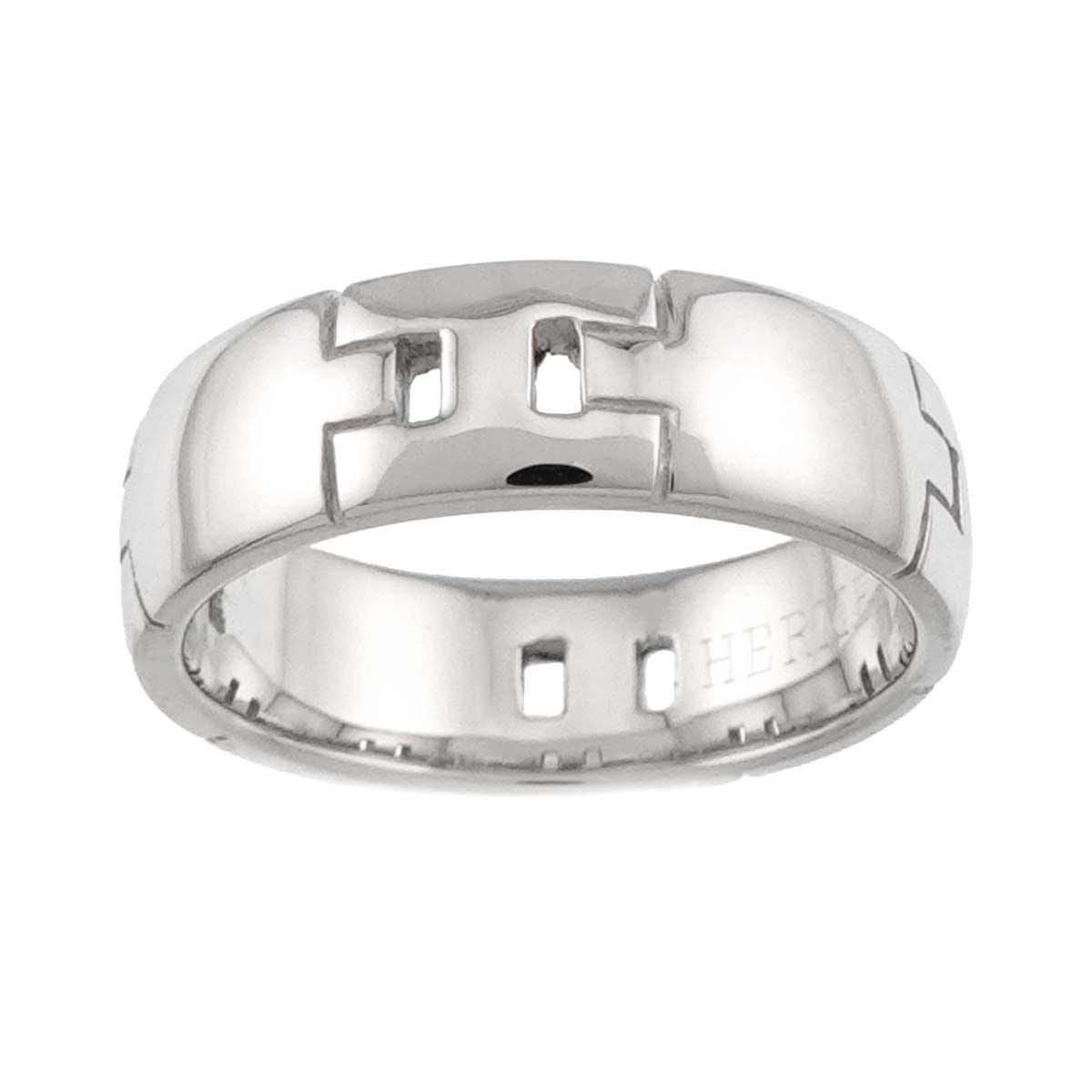 Hermes Ever Herakles 48 Ring 18k WG White Gold 750 Hercules — view 2