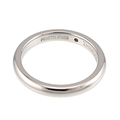 Tiffany & Co Stacking Band Ring Diamond Pt Platinum — view 4