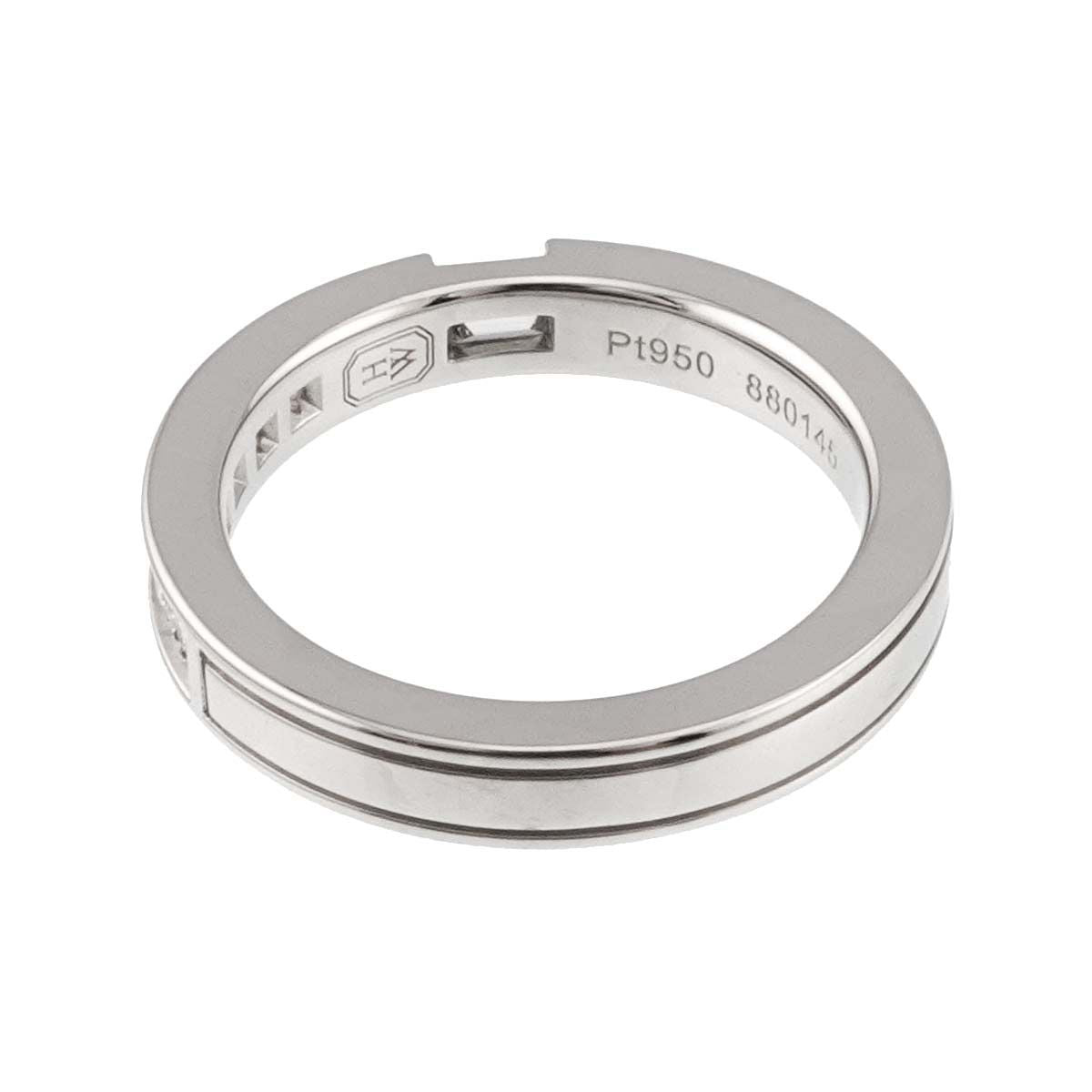 Harry Winston Traffic Accent Ring Diamond Pt Certificate — view 3