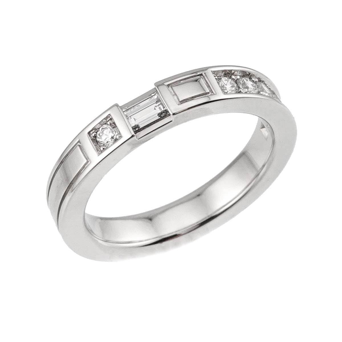 Harry Winston Traffic Accent Ring Diamond Pt Certificate — view 5