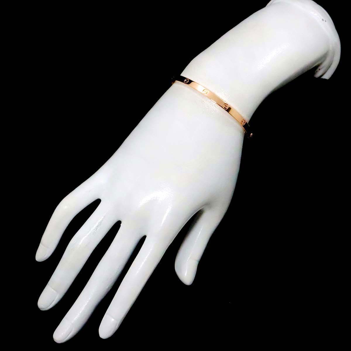 Cartier Love Bracelet Small SM 16 18k PG 750 Bangle Certificate — view 7