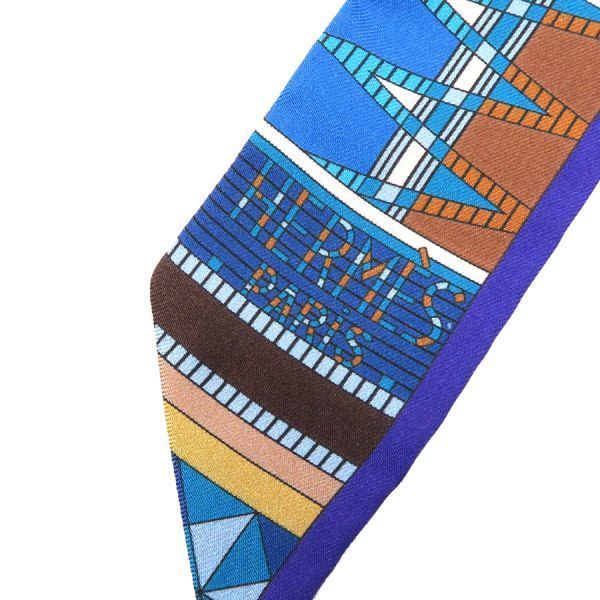Hermes Twilly Scarf Purple — view 7