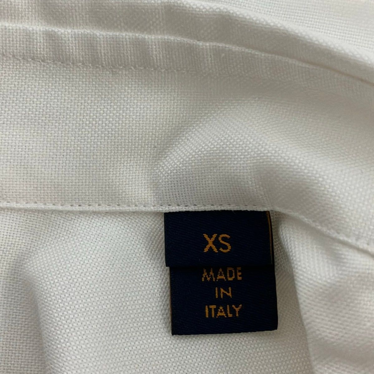 Louis Vuitton Long Sleeve Shirt XS Oxford Dna Cigarette Pocket Dlx White — view 5