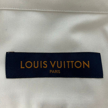 Louis Vuitton Long Sleeve Shirt XS Oxford Dna Cigarette Pocket Dlx White — view 3