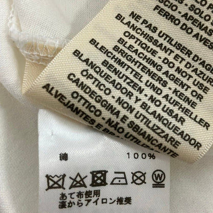 Hermes Short Sleeve T-Shirt 40 M White Light Pink Multi Neck Faubourg Rainbow — view 4
