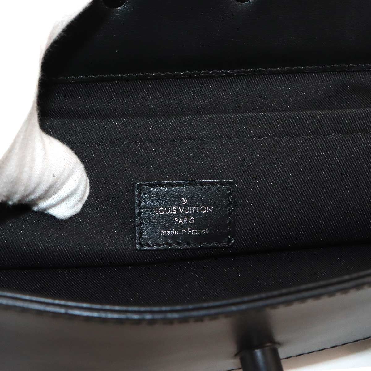 Louis Vuitton Monogram Taurillon Steamer PM 2-Way Bag Noir — view 8