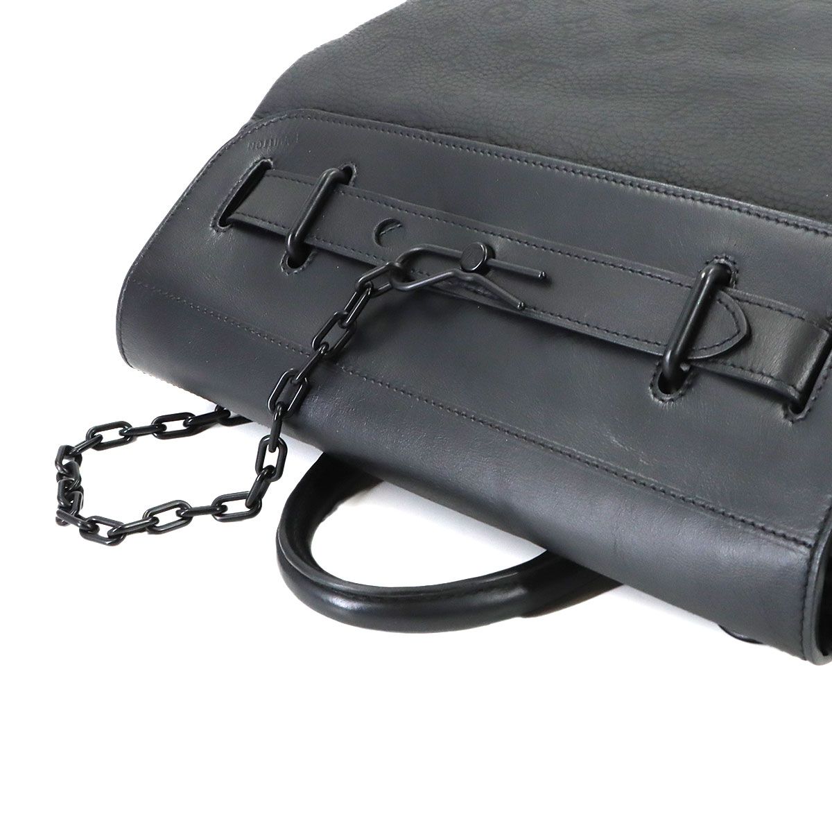 Louis Vuitton Monogram Taurillon Steamer PM 2-Way Bag Noir — view 5