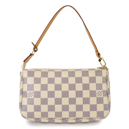 Louis Vuitton Damier Azur Pochette Pouch Gold — view 2