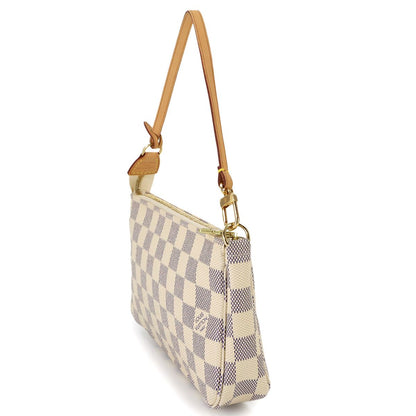 Louis Vuitton Damier Azur Pochette Pouch Gold — view 3