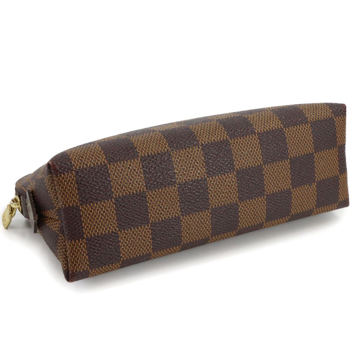 Louis Vuitton Damier Pochette Cosmetic PM Pouch Ebene Brown — view 4